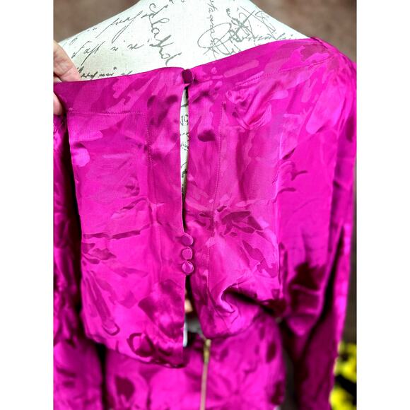 Silvia Tcherassi Sirmione Blouse Mulberry Floral XS - Picture 14 of 16